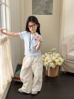 【100-170cm】半袖Ｔシャツ 女の子 ベーシック コーデの主役に - 画像 (8)