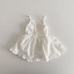 【80-130cm】ワンピース 女の子 無地 キャミソール おしゃれ - 画像 (2)
