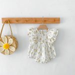 【66-90cm】ロンパース ノースリーブ フラワー - 画像 (11)