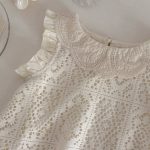 【73-100cm】セットアップ ベビー レース 透かし編み - 画像 (4)