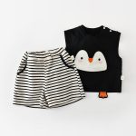【73-110cm】セットアップ 可愛い ペンギン 上下セット - 画像 (3)