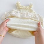 【66-90cm】ロンパース ベビー レース キャミソール - 画像 (11)