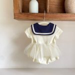 【73-90cm】ロンパース ベビー マリン風 チュール - 画像 (3)