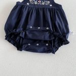 【66-90cm】キャミロンパース ベビー 刺繍 花柄 - 画像 (9)
