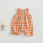 【73-120cm】セットアップ or サロペット ベビー 女の子 カラフル チェック - 画像 (8)