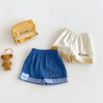 【73-110cm】ショートパンツ ベビー カートゥーン プリント - 画像 (11)