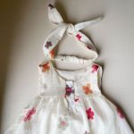 【73-100cm】ワンピース スウィート ラウンドネック フラワー - 画像 (15)