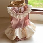 【73-90cm】ロンパース ベビー レース襟 かわいい - 画像 (6)