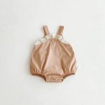 【66-90cm】キャミロンパース ベビー ナチュラル - 画像 (4)