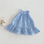【73-120cm】ワンピース ベビー 女の子 小花柄 蝶結び 総柄 - 画像 (7)
