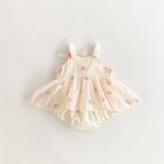 【66-90cm】ロンパース ベビー キャミプリント - 画像 (4)
