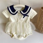 【73-90cm】ロンパース ベビー マリン風 チュール - 画像 (6)