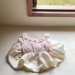 【73-90cm】ロンパース ベビー レース襟 かわいい - 画像 (7)
