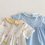 【73-120cm】ワンピース ベビー アヒル柄 セーラー - 画像 (14)