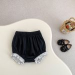 【73-110cm】セットアップ ベビー 女の子 チェック柄 リボン付き - 画像 (8)