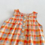 【73-120cm】セットアップ or サロペット ベビー 女の子 カラフル チェック - 画像 (9)