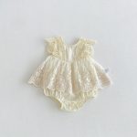 【66-90cm】ロンパース ベビー おしゃれ プリンセス レース - 画像 (7)