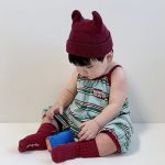 【66-90cm】ロンパース ベビー ボーダー サロペット 韓国風 - 画像 (5)