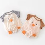 【66-90cm】ロンパース キュート ペンギン ベビー服 - 画像 (3)