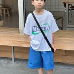 【90-160cm】半袖Tシャツ 男の子 英字 通気性拔群 ゆったり - 画像 (4)