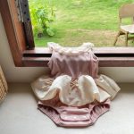 【73-90cm】ロンパース ベビー レース襟 かわいい - 画像 (9)