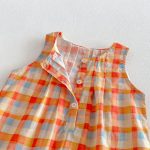 【73-120cm】セットアップ or サロペット ベビー 女の子 カラフル チェック - 画像 (10)