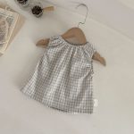 【73-100cm】セットアップ ベビー シンプル チェック - 画像 (10)