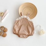 【66-90cm】キャミロンパース ベビー ナチュラル - 画像 (3)