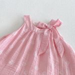 【73-120cm】ワンピース ベビー 女の子 小花柄 蝶結び 総柄 - 画像 (11)