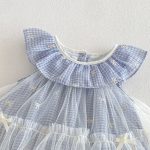【66-90cm】ロンパース ベビー  蝶結び 刺繍 おしゃれ - 画像 (5)