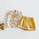 【73-110cm】ショートパンツ ベビー カートゥーン プリント - 画像 (13)