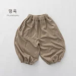 【80-130cm】パンツ ボトムス ベビー 韓国風 シンプル - 画像 (14)
