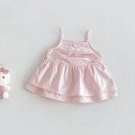 【73-100cm】セットアップ スウィート 蝶結び キャミトップス 無地 - 画像 (7)