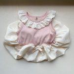 【73-90cm】ロンパース ベビー レース襟 かわいい - 画像 (13)