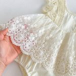【66-90cm】ロンパース ベビー おしゃれ プリンセス レース - 画像 (12)