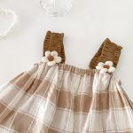 【73-100cm】セットアップ ベビー キャミチェックトップス&バルーンパンツ - 画像 (9)