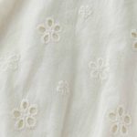 【66-90cm】ロンパース ベビー リボン付き 花刺繍 - 画像 (11)