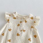 【66-90cm】ロンパース ベビー 可愛い くまプリント - 画像 (12)