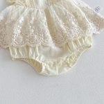 【66-90cm】ロンパース ベビー おしゃれ プリンセス レース - 画像 (13)