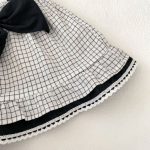 【73-110cm】セットアップ ベビー 女の子 チェック柄 リボン付き - 画像 (16)
