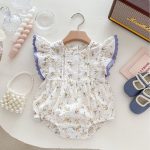 【66-90cm】ロンパース フリル 可愛い 女の子 - 画像 (16)