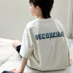 【90-160cm】半袖Tシャツ 男の子 英字 ゆったり シンプル