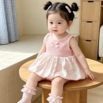【66-90cm】ロンパース ふわふわ ピンク 可愛い - 画像 (9)