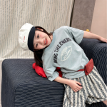 【80-130cm】半袖Ｔシャツ 女の子 刺繍 プリント シンプル - 画像 (3)