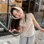【80-130cm】ベスト 女の子 フリル 無地 おしゃれ - 画像 (2)
