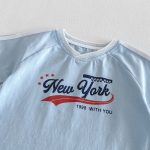 【73-120cm】半袖Tシャツorショートパンツ ベビー Vネックロゴ ボーダー - 画像 (16)