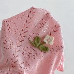【73-120cm】半袖Ｔシャツ ベビー 透かし編み フラワー - 画像 (15)