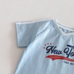【73-120cm】半袖Tシャツorショートパンツ ベビー Vネックロゴ ボーダー - 画像 (17)