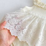 【66-90cm】ロンパース ベビー レース キャミソール - 画像 (10)