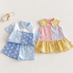 【73-120cm】セットアップ or ワンピース おしゃれ カラーバリ